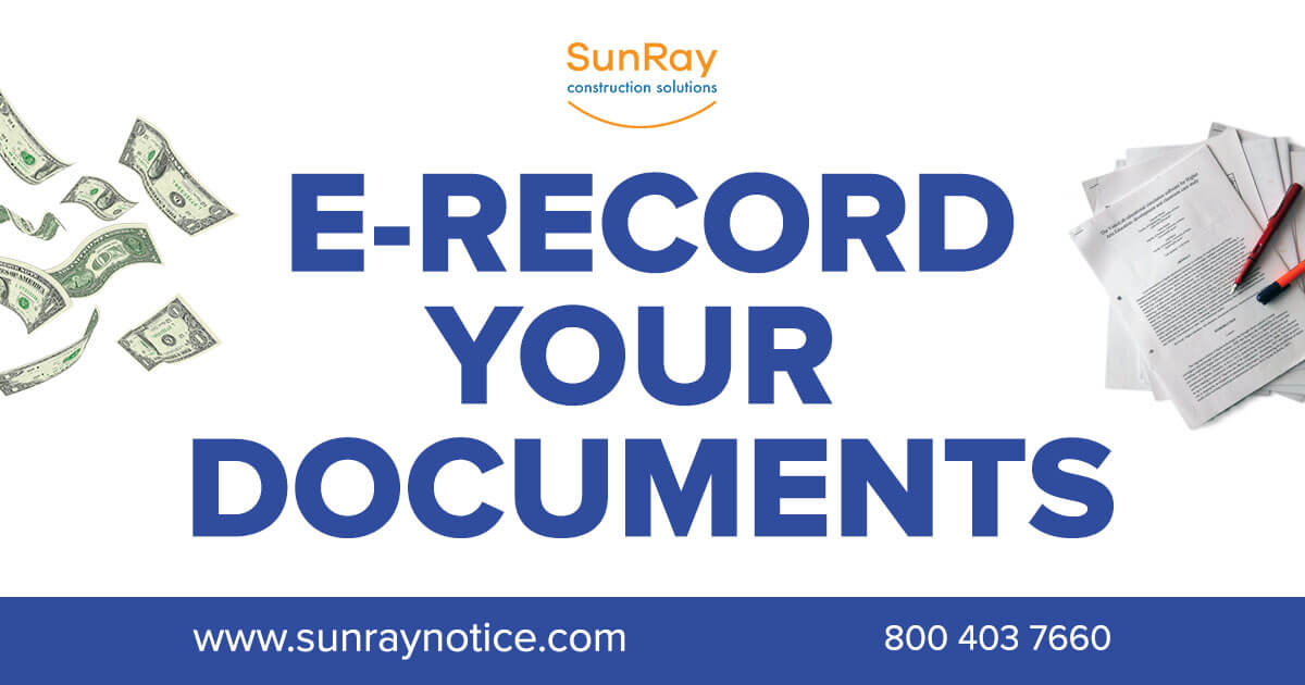 Erecord NOCs, Liens and Satisfactions online